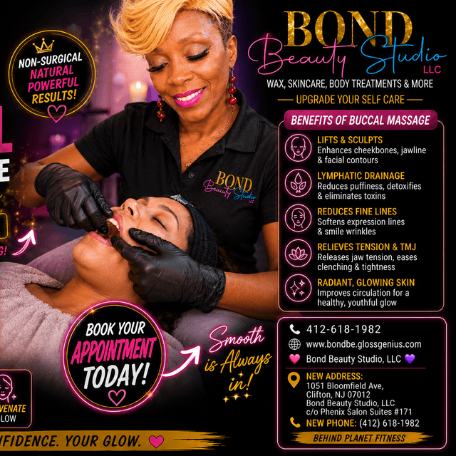 Buccal Intraoral face massage at BOND BEAUTY STUDIO, LLC in Clifton, NJ