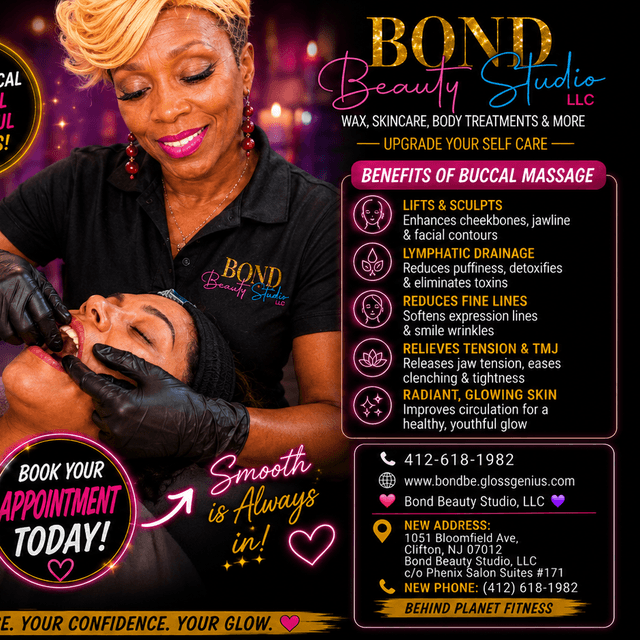 Buccal Intraoral massage & Facial at BOND BEAUTY STUDIO, LLC in Clifton, NJ